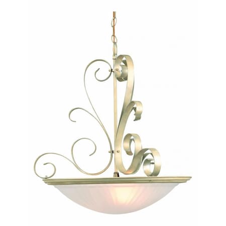 Three Light Bowl Pendant From The Variance Collection